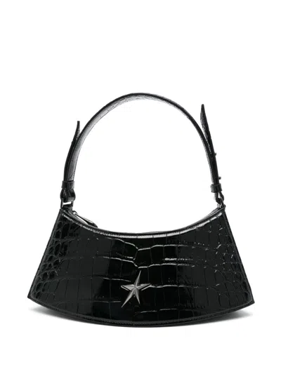 Mugler Zenith Shoulder Bag In Black