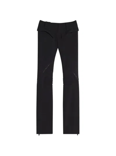 Mugler Zipped Scuba Pants