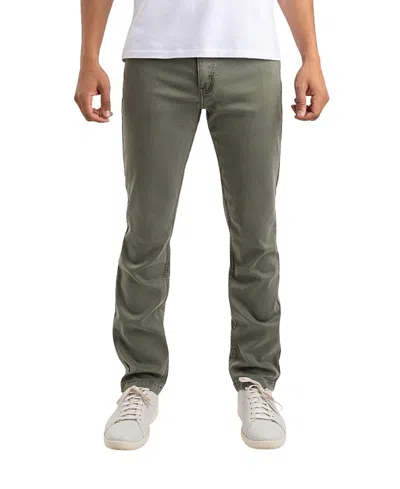 Mugsy Men's Classic Fit Jeans Signature Stretch Denim Green Wash