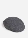 Muhlbauer Jaime Metallic-logo Beret In Gray