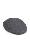 Muhlbauer Jaime Metallic-logo Beret In Gray