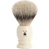 Mühle Classic Large Faux Ivory Silvertip Badger Shaving Brush In White