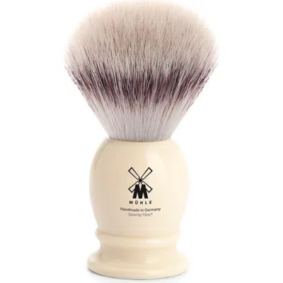 Mühle Classic Small Faux Ivory Silvertip Fiber Shaving Brush In Brown