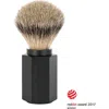 Mühle Hexagon Graphite Silvertip Badger Shaving Brush In Gray