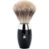 Mühle Kosmo Black Fine Badger Shaving Brush In Black