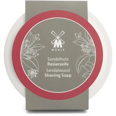 Mühle Porcelain Dish With Sandalwood Shaving Soap In White