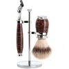 Mühle Purist Ebonite 3 Pc. Silvertip Fibre / Fusion Shaving Set
