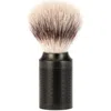 Mühle Rocca Jet Black Stainless Steel Silvertip Fiber Shaving Brush In Black