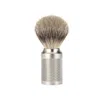 Mühle Rocca Pure Matt Stainless Steel Silvertip Shaving Brush