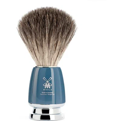 Mühle Rytmo Petrol Blue Pure Badger Shaving Brush