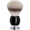 Mühle Sophist Black Silvertip Fiber Shaving Brush In Black