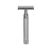 Mühle Traditional Large Steel Safety Razor - Open Comb - Stainless Steel In Silver