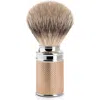 Mühle Traditional Rosegold Silvertip Badger Shaving Brush In Gold