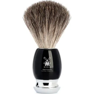 Mühle Vivo Black Resin Pure Badger Shaving Brush