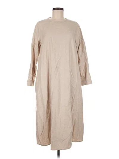 Pre-owned Muji Casual Dress In Tan