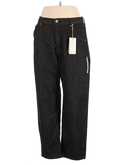 Pre-owned Muji Jeans In Black