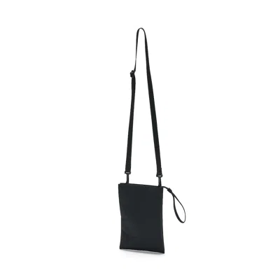 Muji Water Repellent Cross Body Mini Pouch In Black