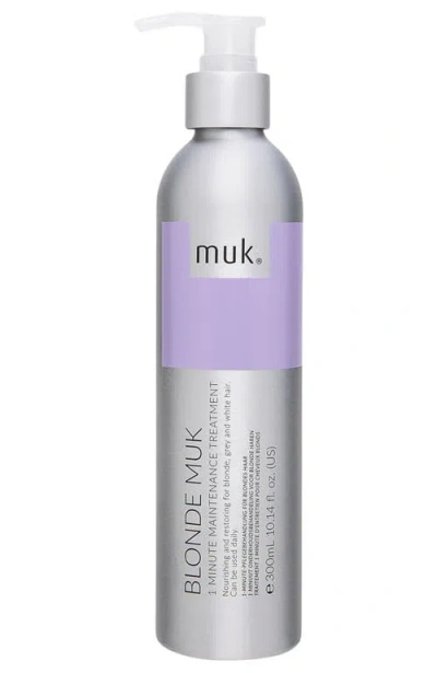 Muk Haircare Blonde Muk 1 Minute Maintenance Treatment In Transparent