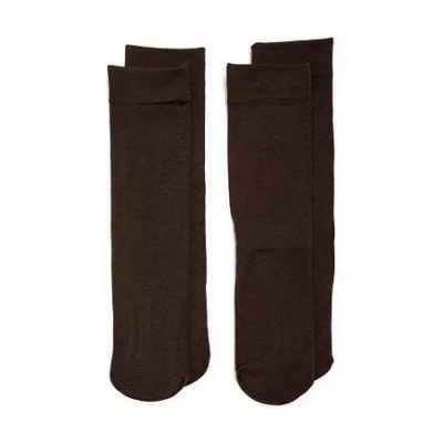 Muk Luks 2-pc. Knee Highs In Brown