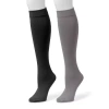 Muk Luks 2-pk. Fleece-lined Knee High Socks In Multi