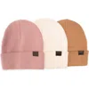 Muk Luks 3-pack Knit Beanies In Sand/vanilla/brown