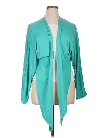 Pre-owned Muk Luks 3/4 Sleeve T-shirt In Teal