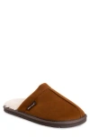 Muk Luks Abbot Faux Shearling Lined Slipper (men)<br> In Cognac