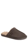 Muk Luks Abbot Faux Shearling Lined Slipper (men) In Grey