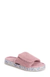 Muk Luks Acacia Faux Shearling Slipper In Mauve