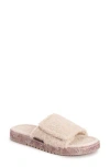 Muk Luks Acacia Faux Shearling Slipper In Natural