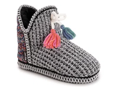 Muk Luks Amira Bootie Slipper Miscellaneous (do Not Use) In Black