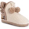 Muk Luks Amira Indoor/outdoor Slipper In Ivory Fair Isle