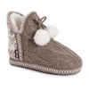Muk Luks Amira Slipper Womens Memory Foam Slip-on Slippers In Brown