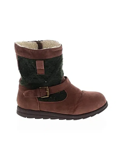 Pre-owned Muk Luks Ankle Boots In Brown