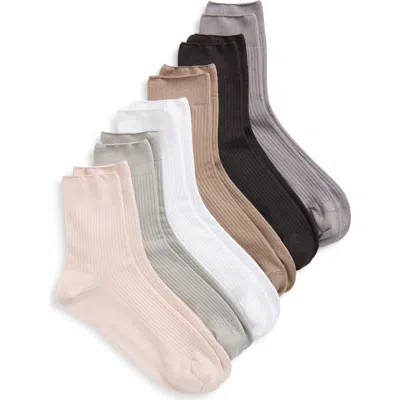 Muk Luks Assorted 6-pack Crew Socks In Multi