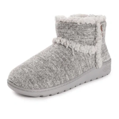 Muk Luks Aubree Bootie Slipper In Gray