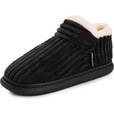 Muk Luks Aveline Bootie Slipper In Black