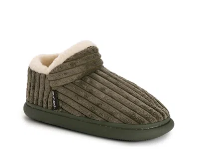 Muk Luks Aveline Bootie Slipper In Green