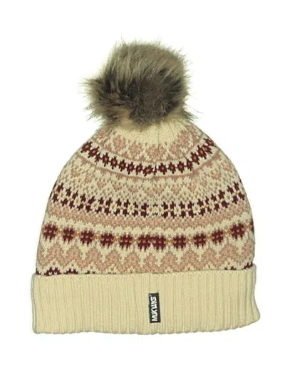 Pre-owned Muk Luks Beanie Hat In Brown
