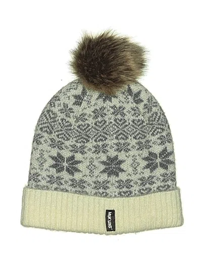 Pre-owned Muk Luks Beanie Hat In Gray
