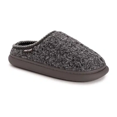 Muk Luks Bindi Slipper Womens Memory Foam Slip-on Slippers In Gray