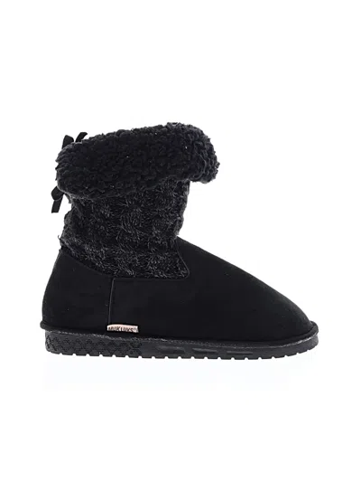 Pre-owned Muk Luks Boots In Black