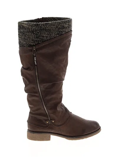 Pre-owned Muk Luks Boots In Brown