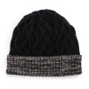 Muk Luks Cable Cuff Mens Beanie In Black