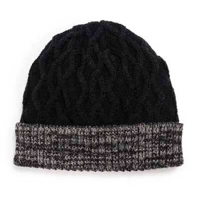 Muk Luks Cable Cuff Mens Beanie In Black