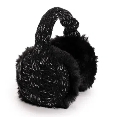 Muk Luks Cable Earmuff In Black