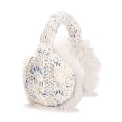 Muk Luks Cable Earmuff In White