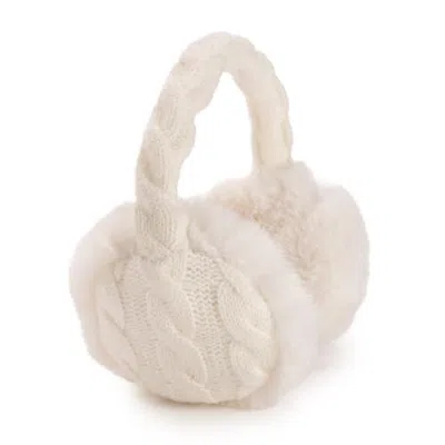 Muk Luks Cable Earmuff In Neutral