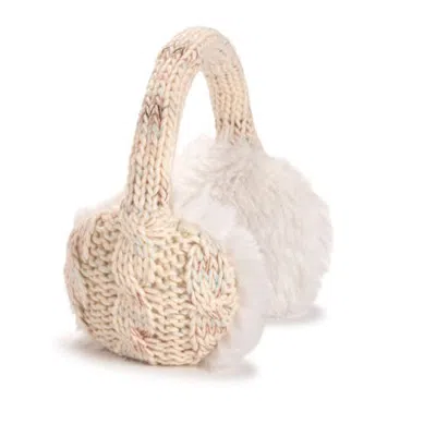 Muk Luks Cable Earmuff In Neutral