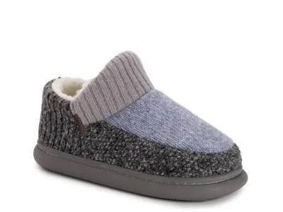 Muk Luks Callen Bootie Slipper In Gray